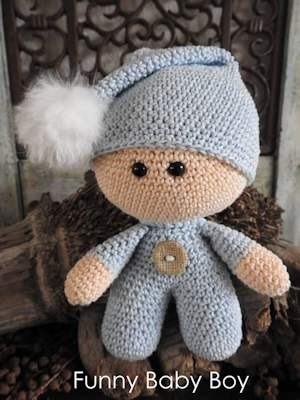 Funny baby boy