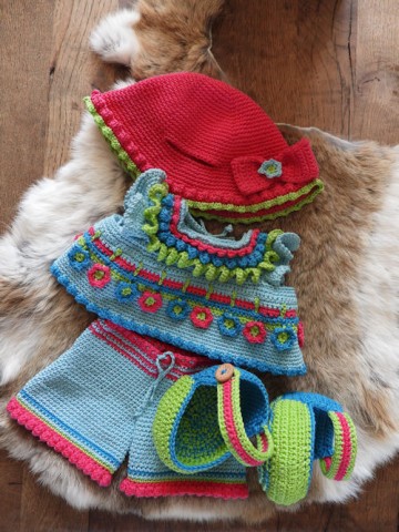 Funny xxl kledingset summer girl pretty