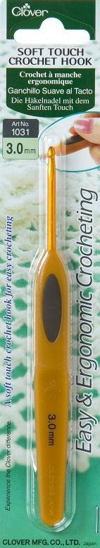 Haaknaald clover soft touch 30 mm