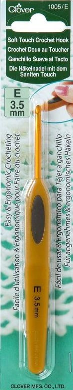 Haaknaald clover soft touch 35 mm