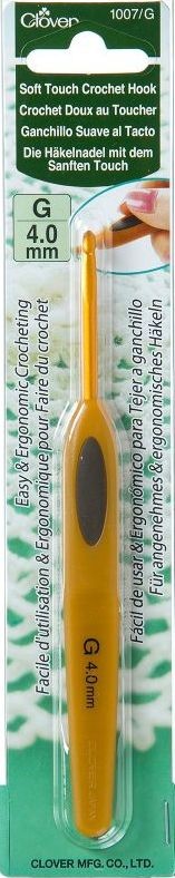 Haaknaald clover soft touch 40 mm