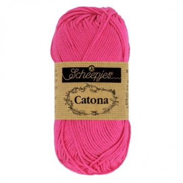 Scheepjes catona 50 gr   114 shokking pink