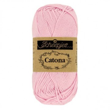 Scheepjes catona 50 gr   246 icy pink