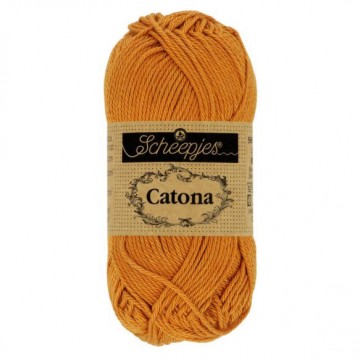 Scheepjes catona 50 gr   383 ginger gold