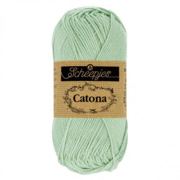 Scheepjes catona 50 gr   402 silver green