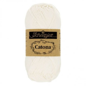 Scheepjes catona 50 gr  105 bridal white