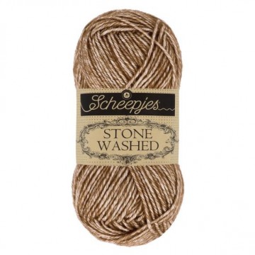 Scheepjes stone wash 822 brown