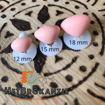 Veiligheidsneusjes roze soft 0