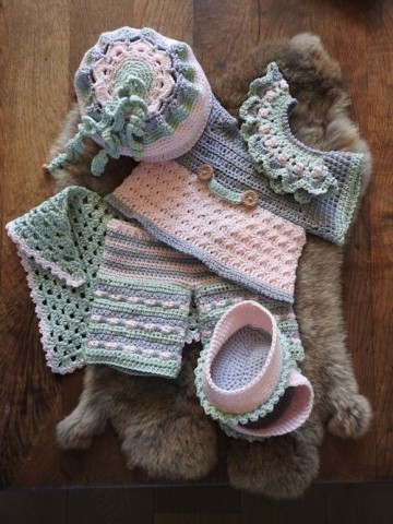 Xxl kleding fleury soft pastel roze groen