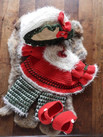 Xxl kleding sweety christmas girl plat